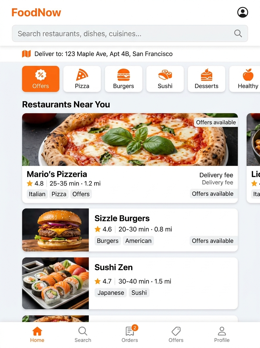 Restaurant App Custom Development